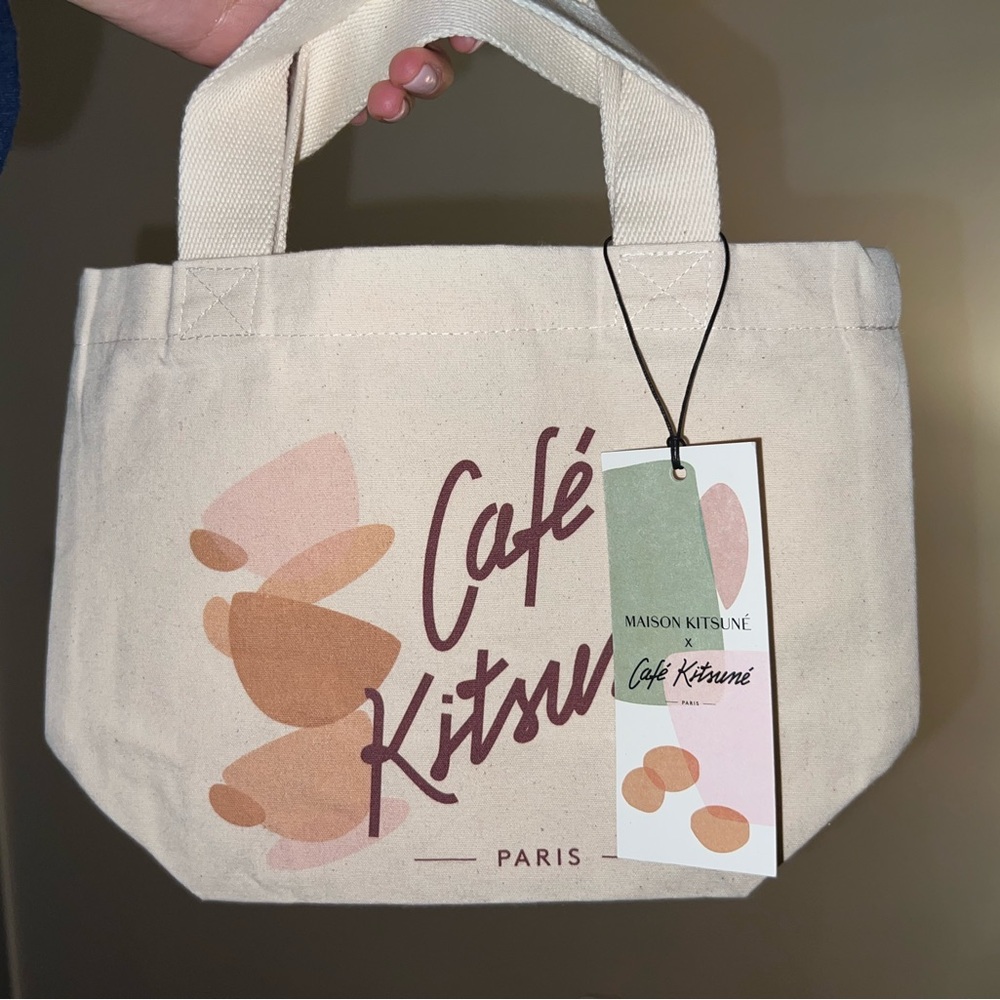 Cafe Kitsune - Maison Kitsune Mini Tote Canvas Bag